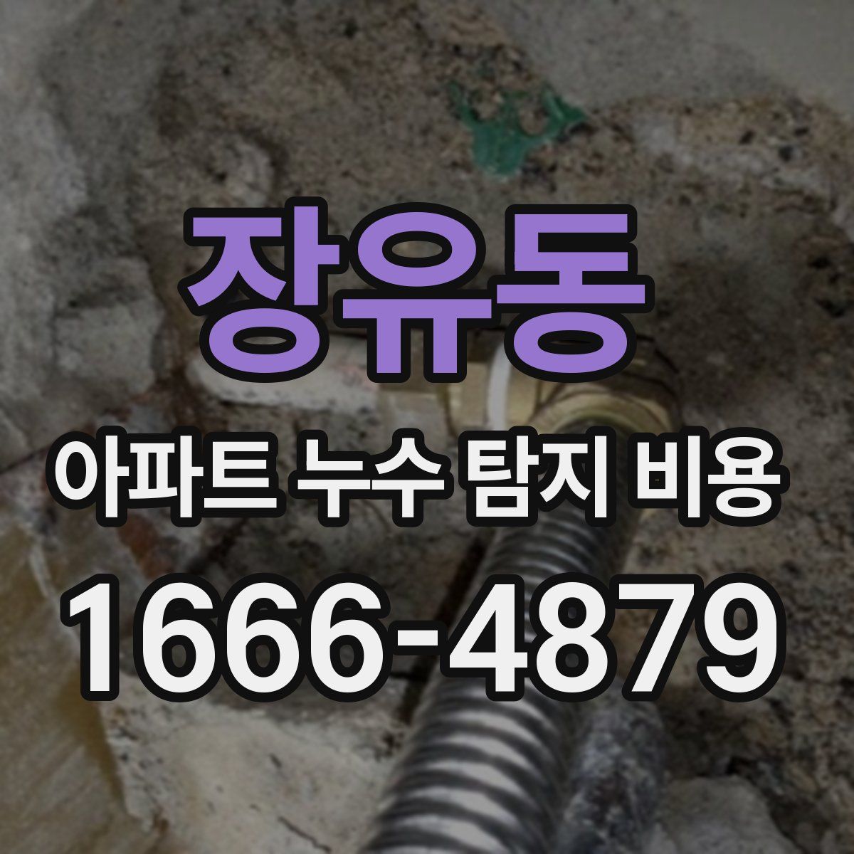장유동 아파트 누수 탐지 비용