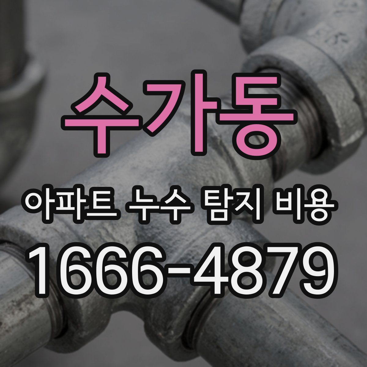 수가동 아파트 누수 탐지 비용