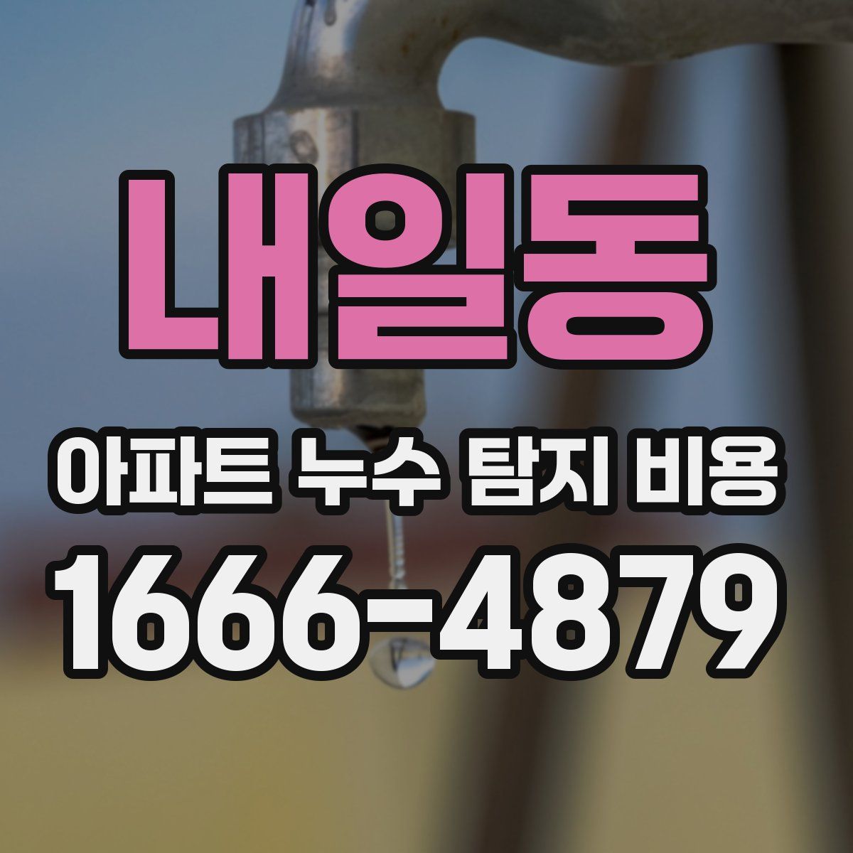 내일동 아파트 누수 탐지 비용