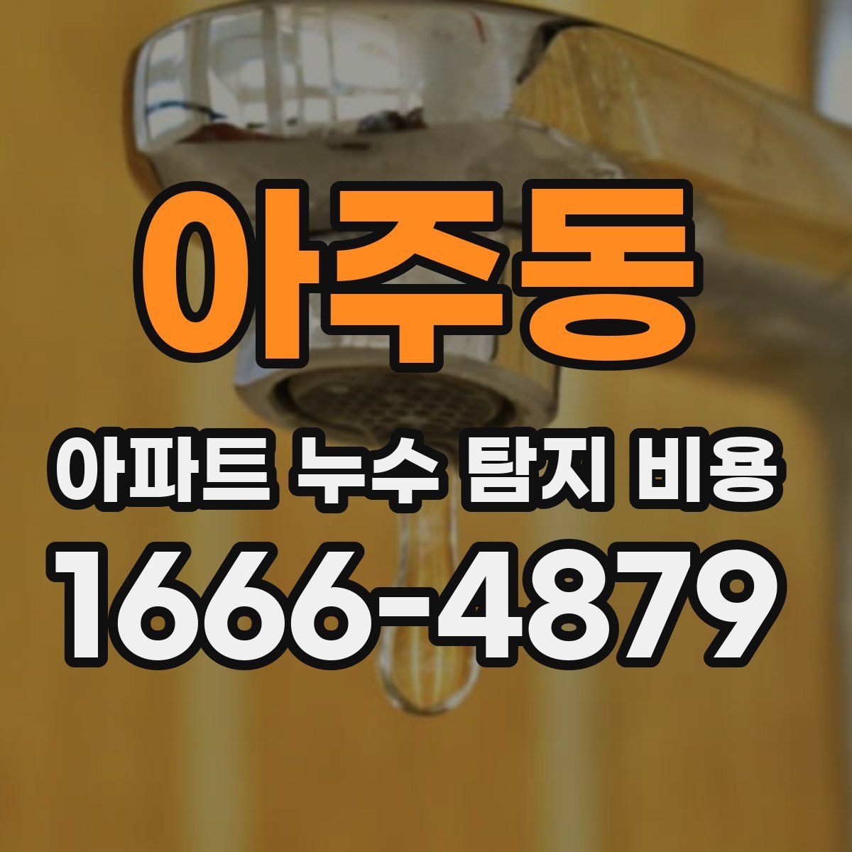 아주동 아파트 누수 탐지 비용