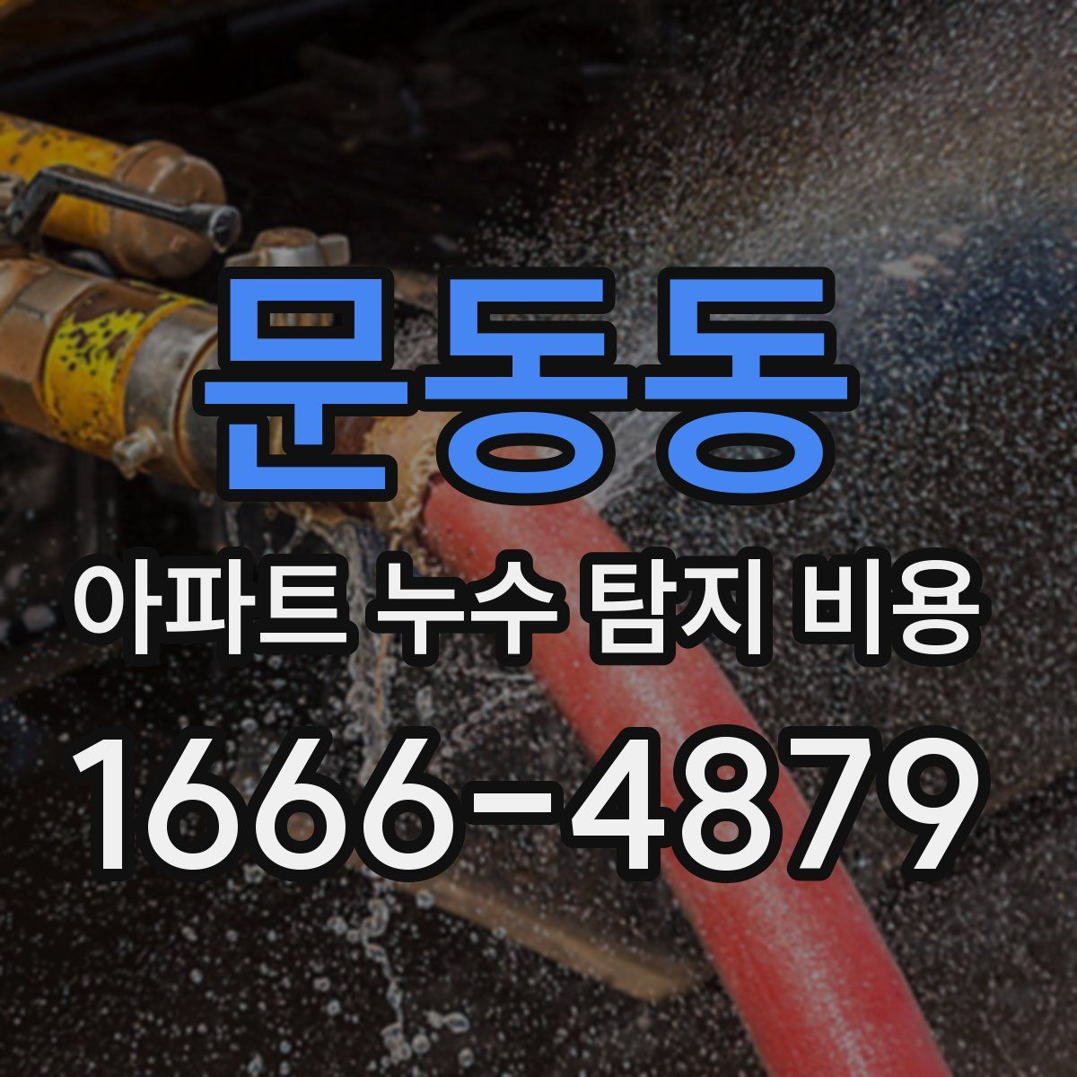 문동동 아파트 누수 탐지 비용