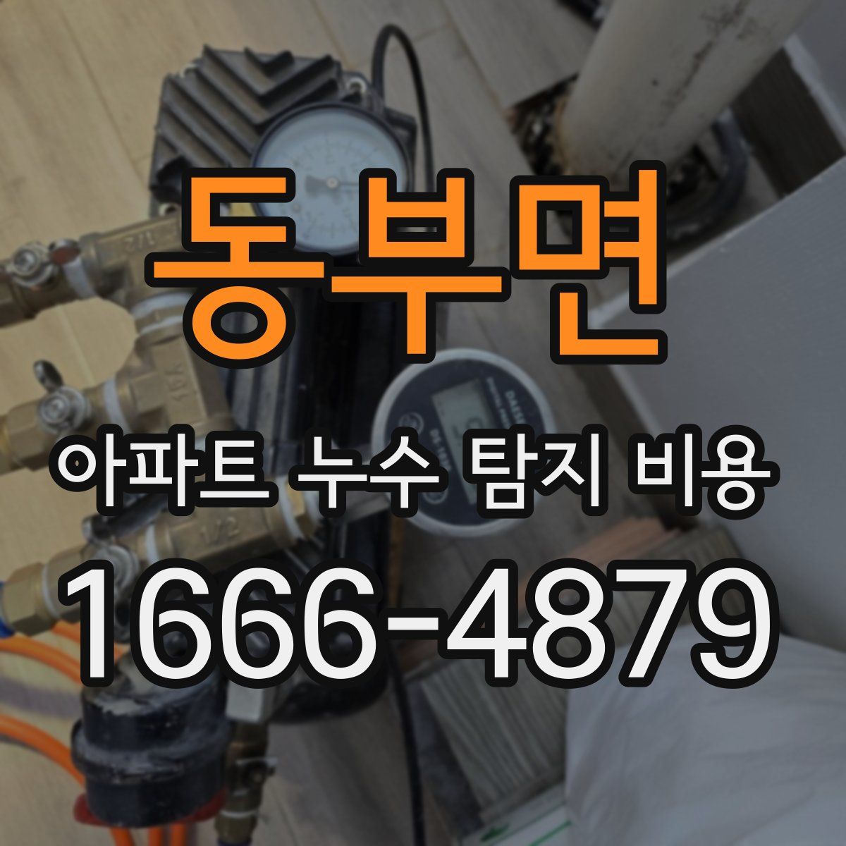 동부면 아파트 누수 탐지 비용