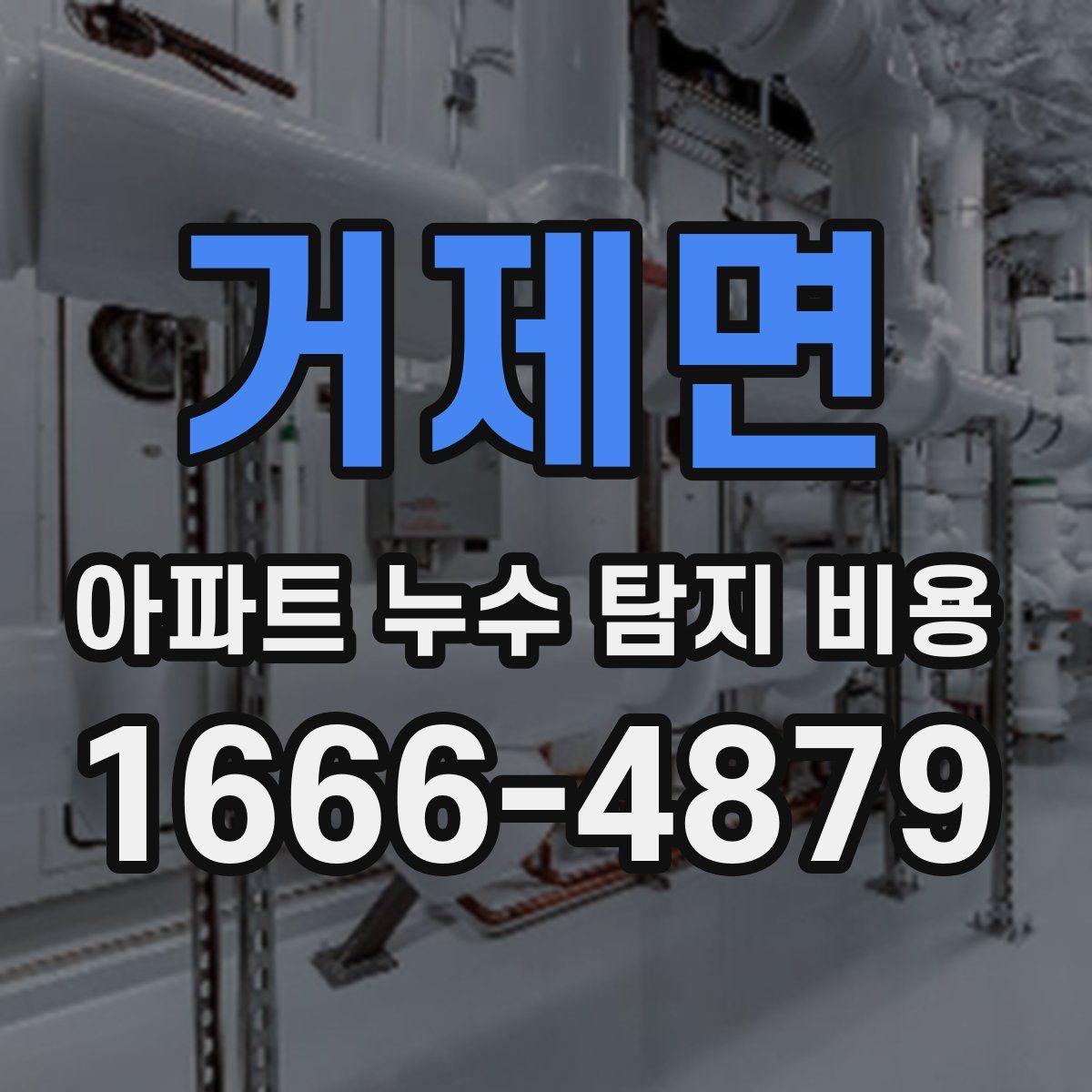 거제면 아파트 누수 탐지 비용