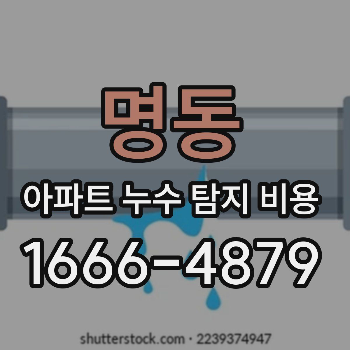 명동 아파트 누수 탐지 비용
