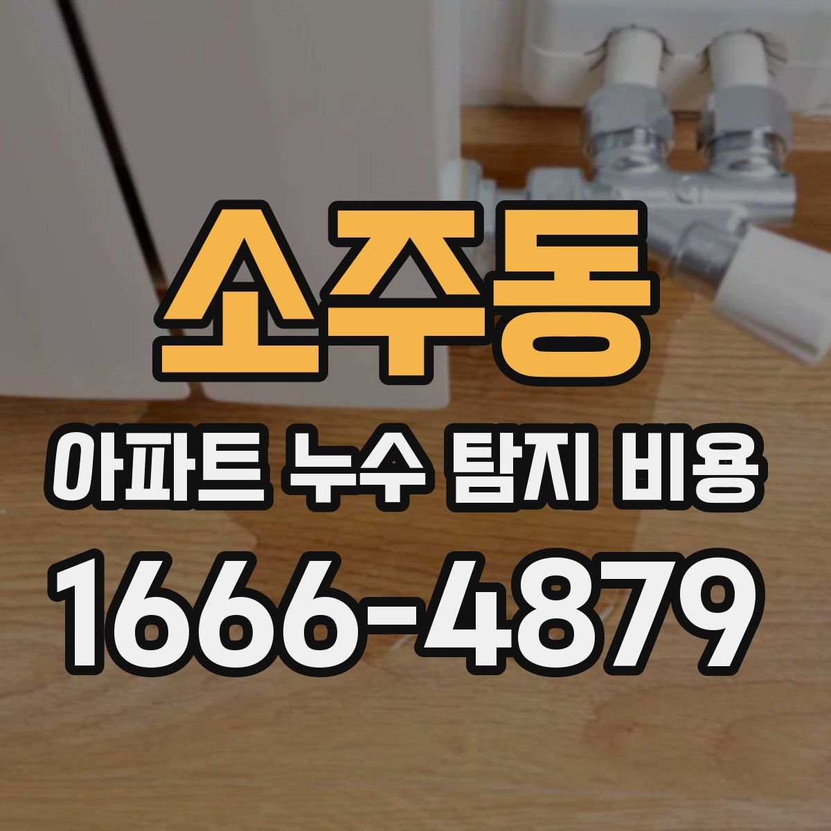 소주동 아파트 누수 탐지 비용
