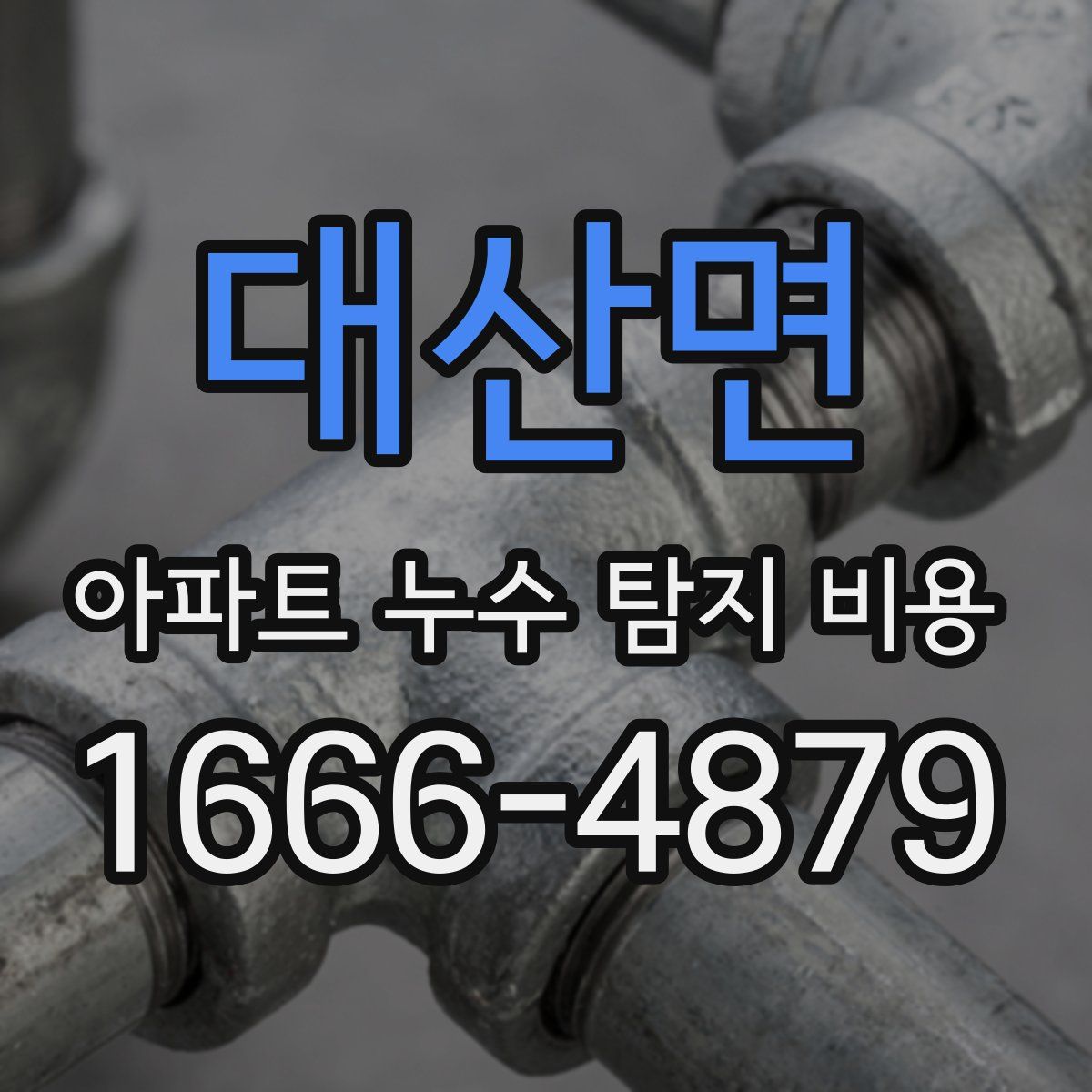 대산면 아파트 누수 탐지 비용