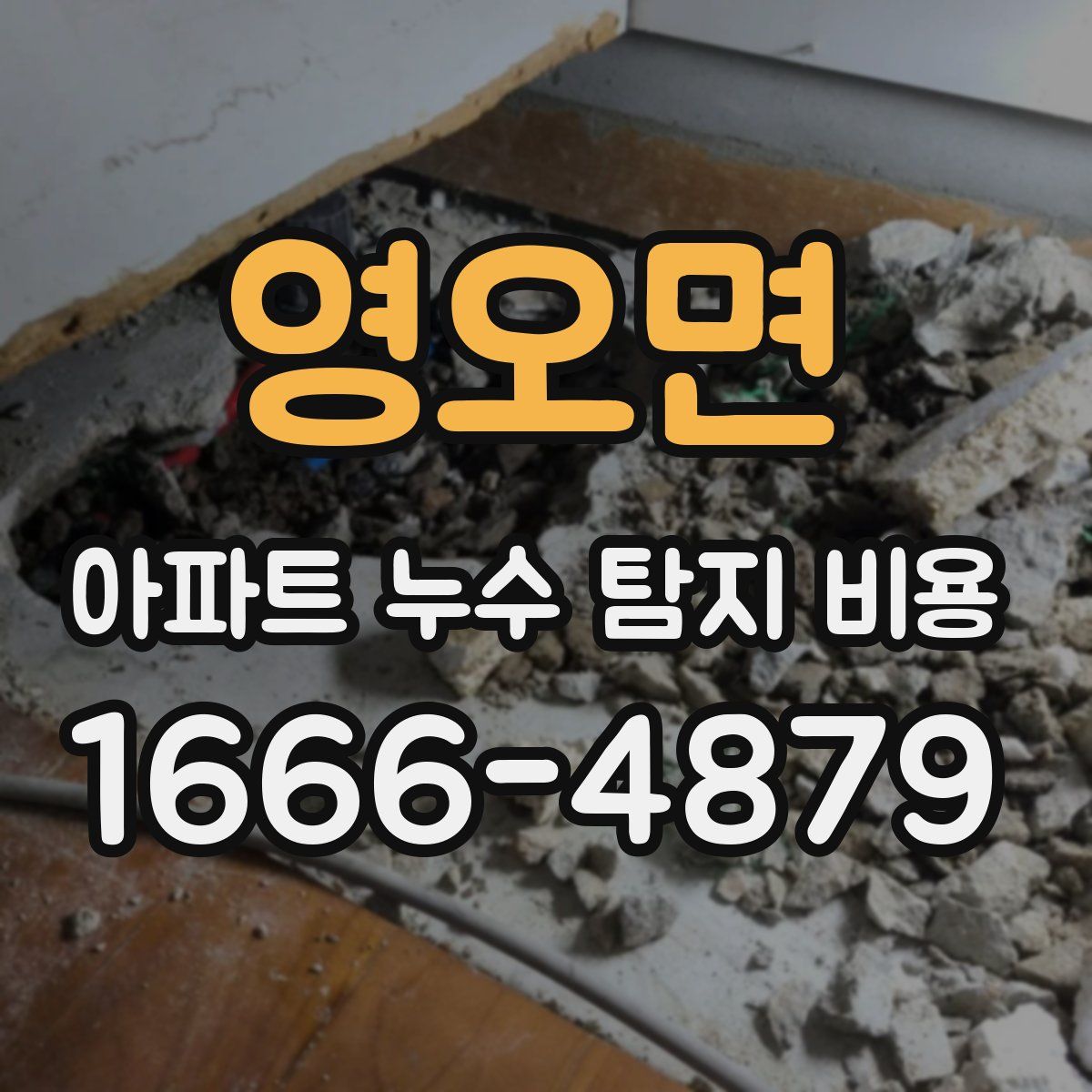 영오면 아파트 누수 탐지 비용