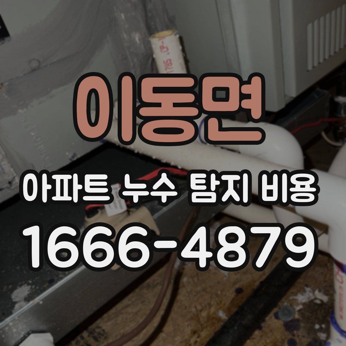 이동면 아파트 누수 탐지 비용