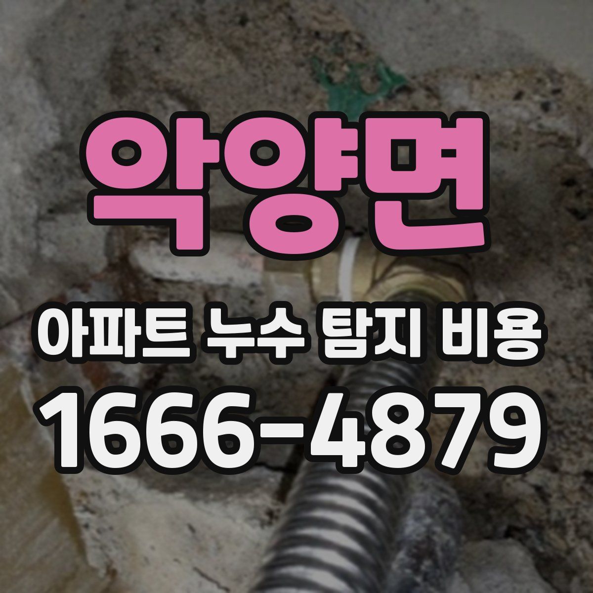 악양면 아파트 누수 탐지 비용