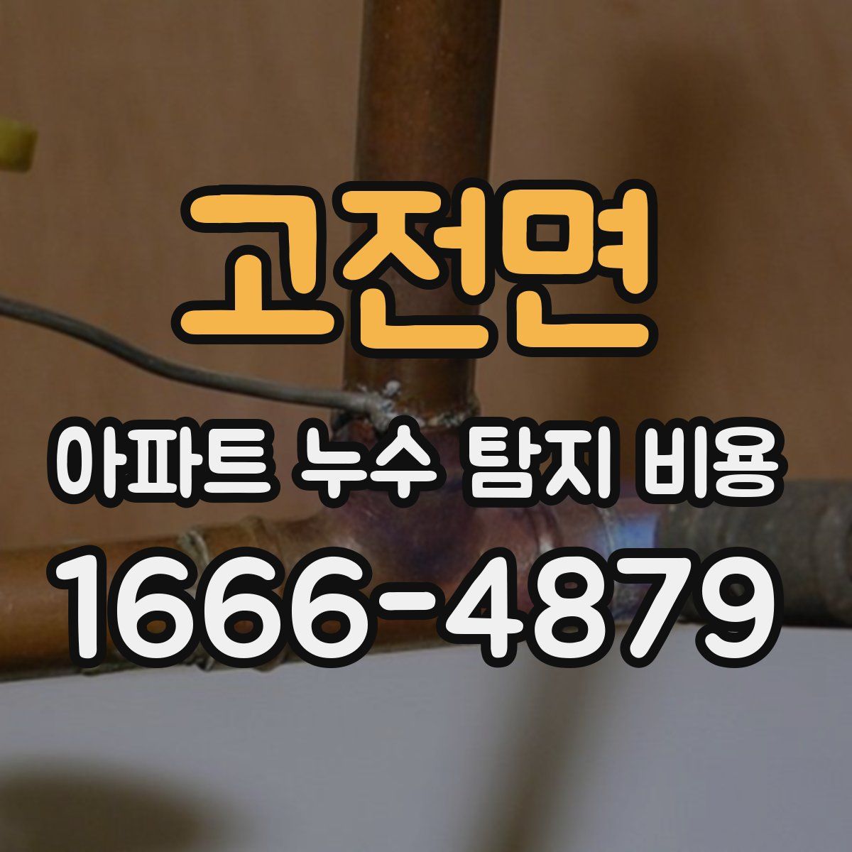 고전면 아파트 누수 탐지 비용