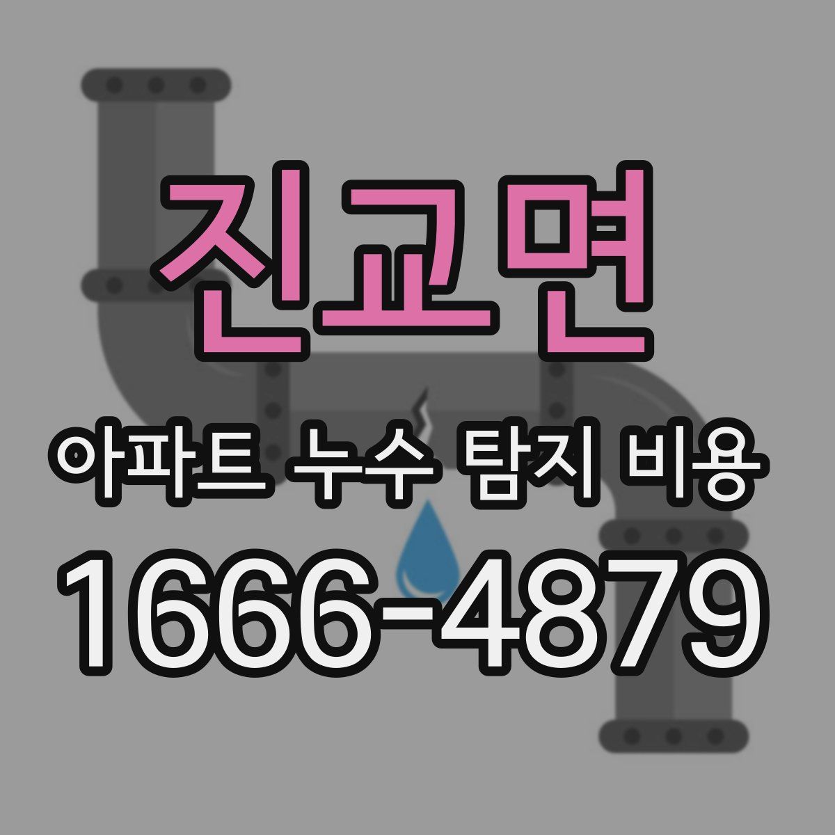 진교면 아파트 누수 탐지 비용