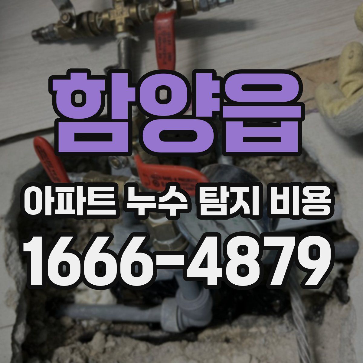 함양읍 아파트 누수 탐지 비용