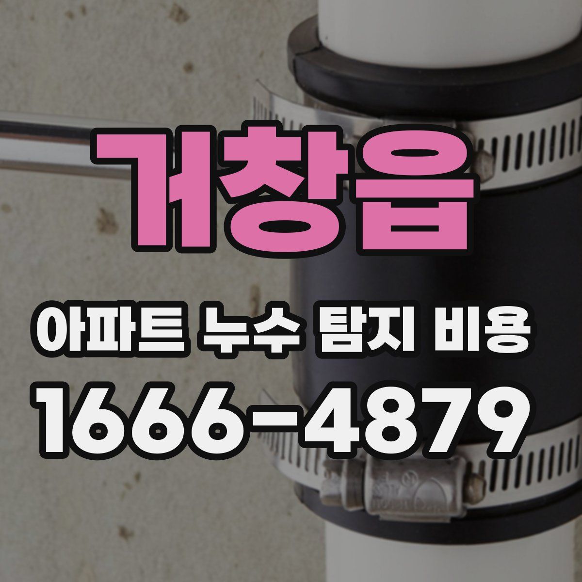 거창읍 아파트 누수 탐지 비용