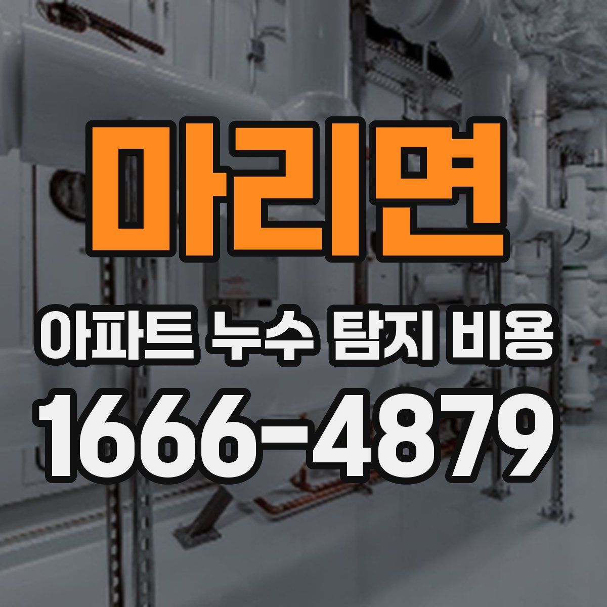 마리면 아파트 누수 탐지 비용