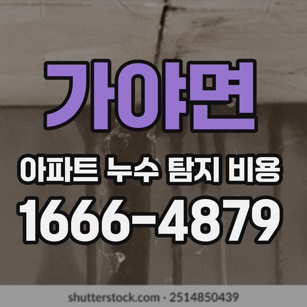 가야면 아파트 누수 탐지 비용