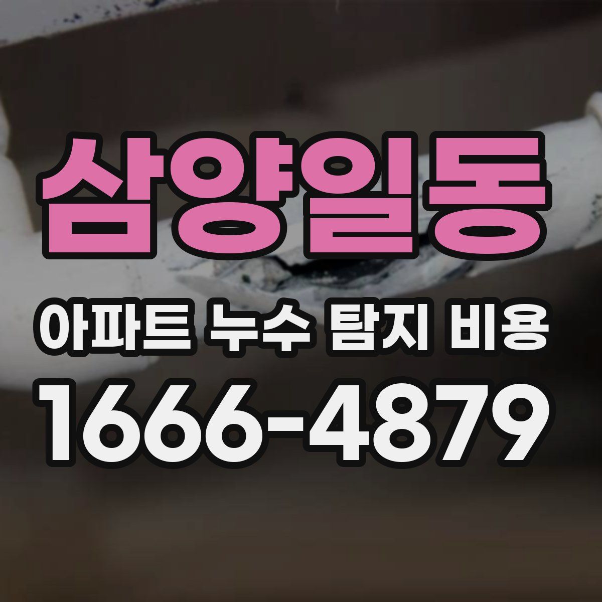 삼양일동 아파트 누수 탐지 비용