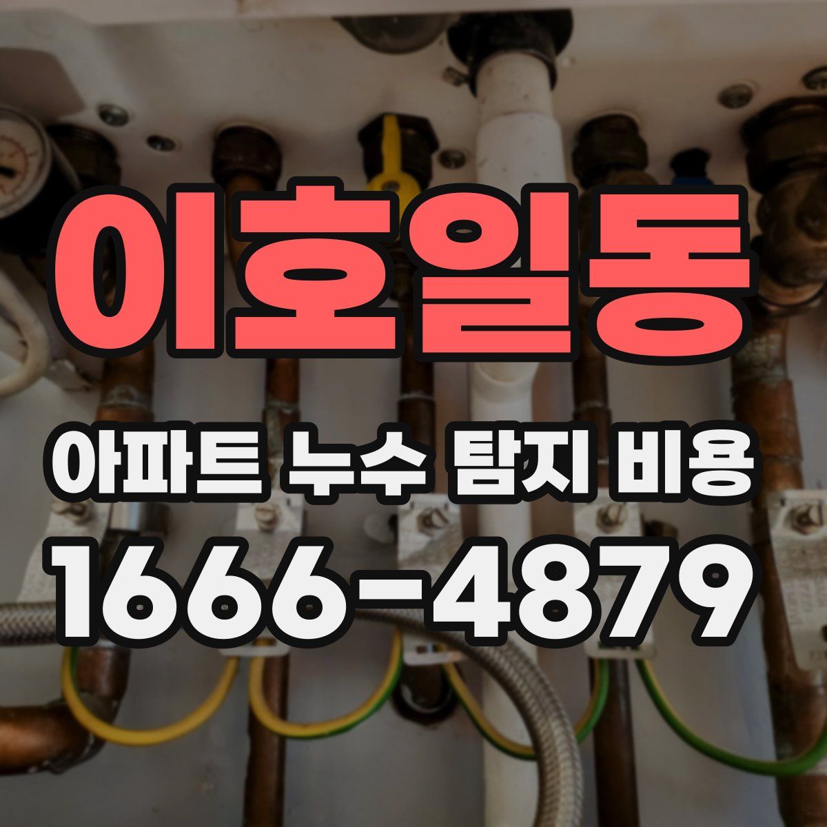 이호일동 아파트 누수 탐지 비용