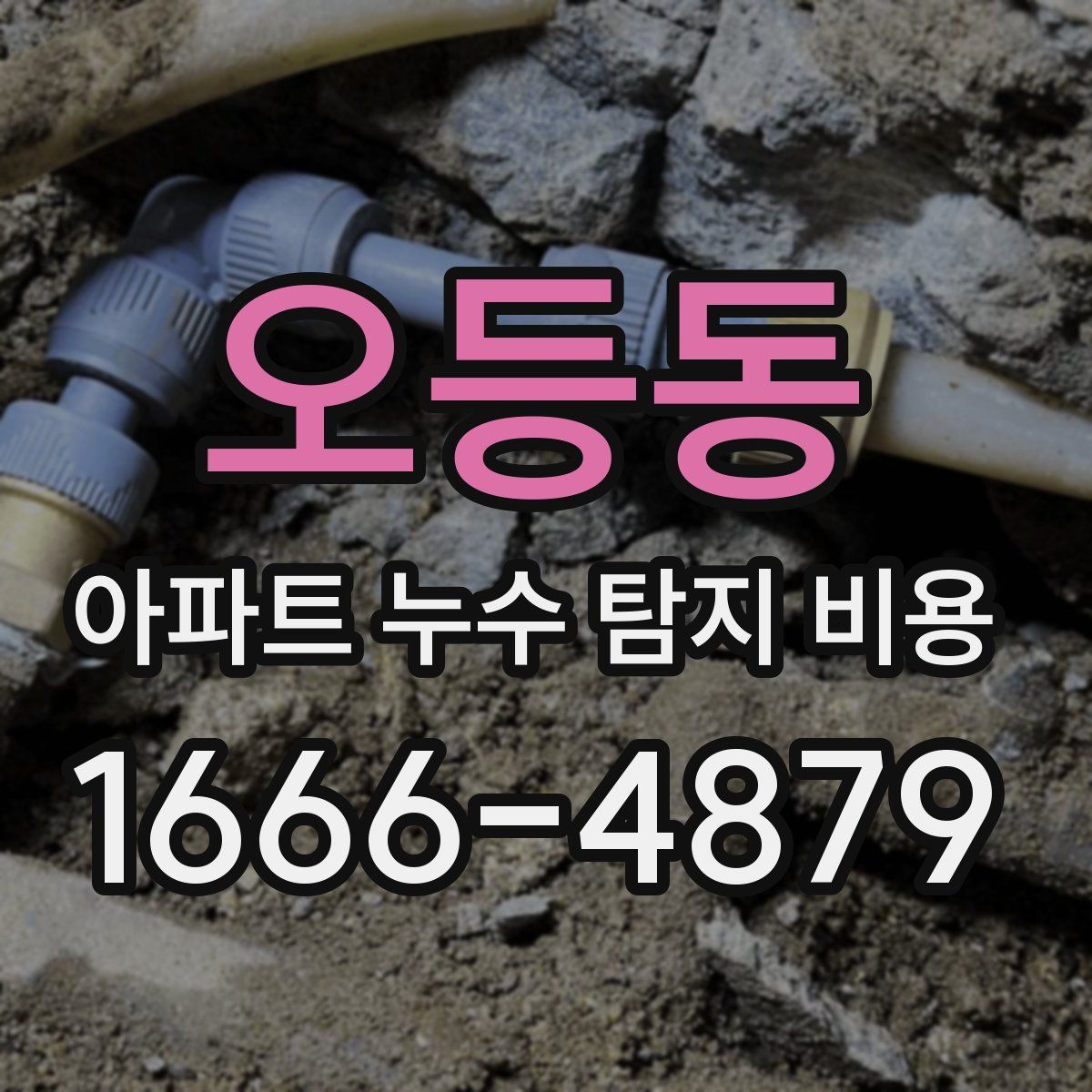 오등동 아파트 누수 탐지 비용