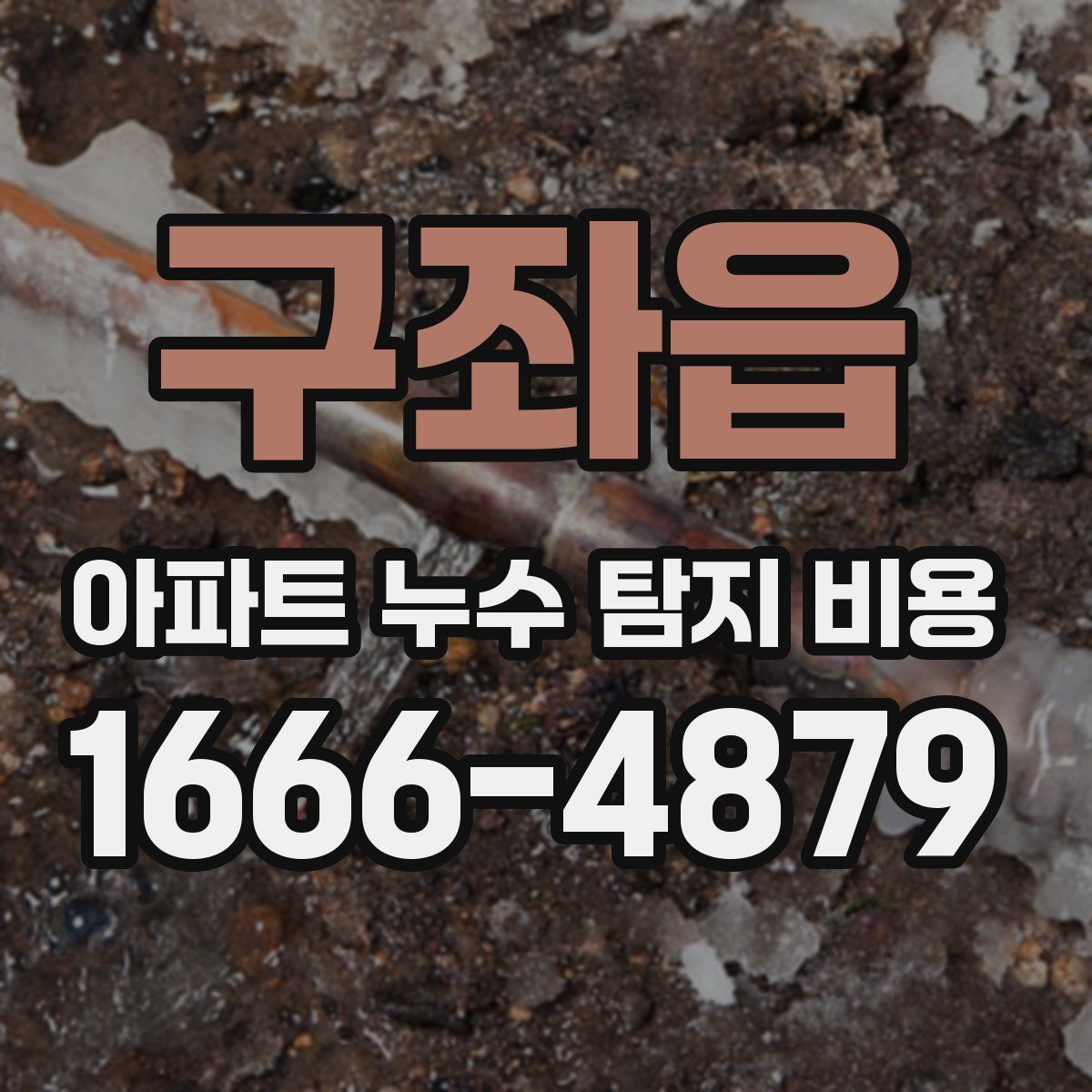 구좌읍 아파트 누수 탐지 비용