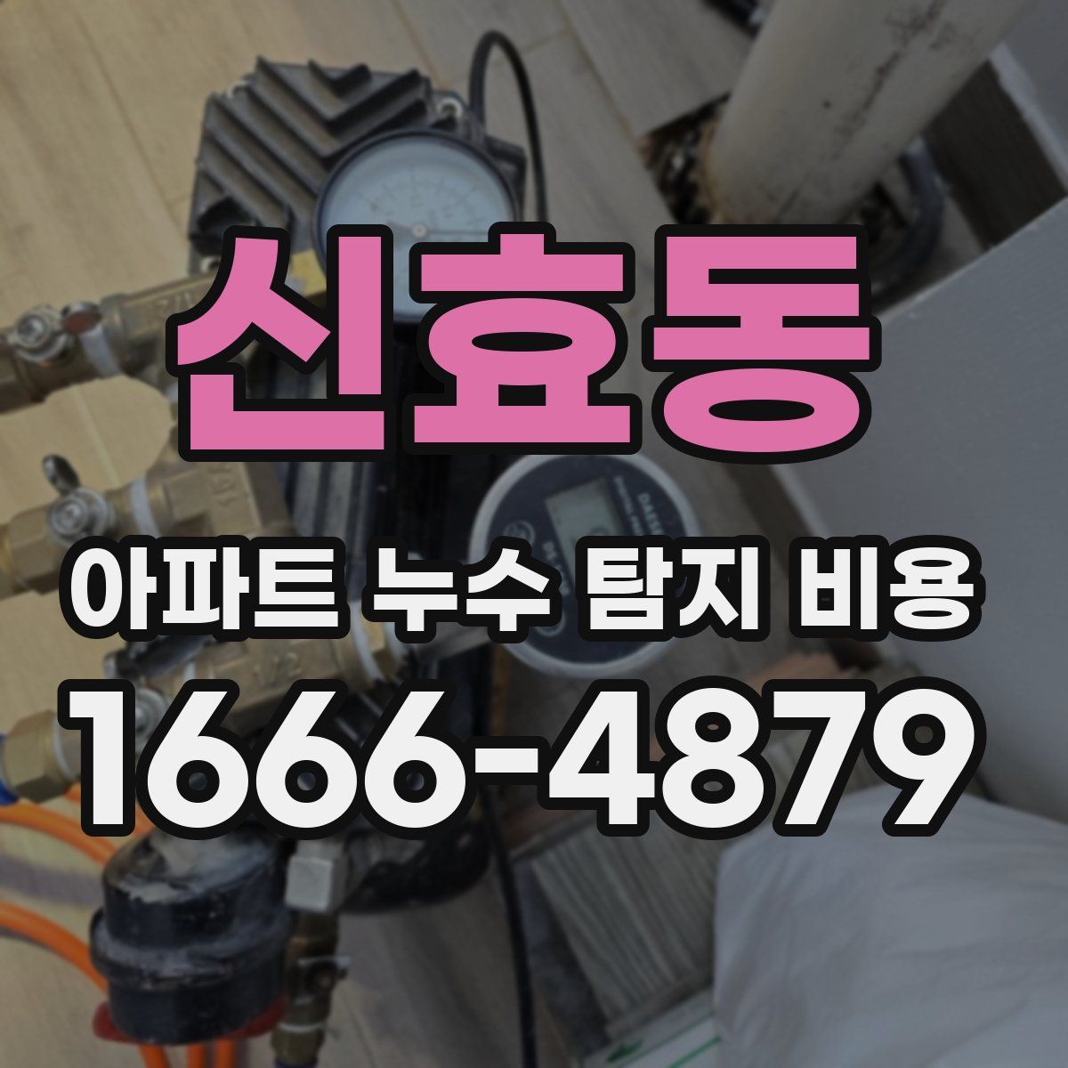 신효동 아파트 누수 탐지 비용
