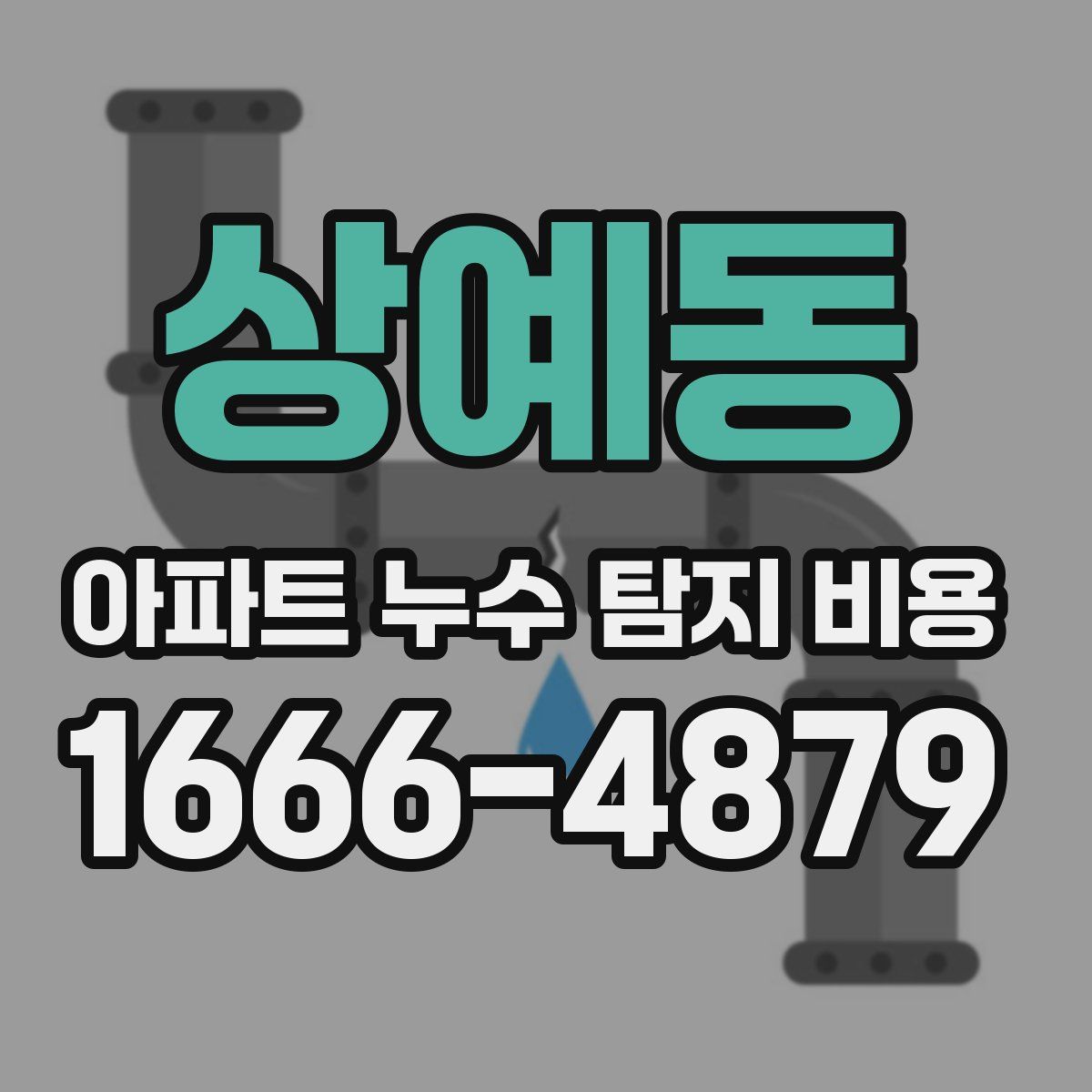 상예동 아파트 누수 탐지 비용