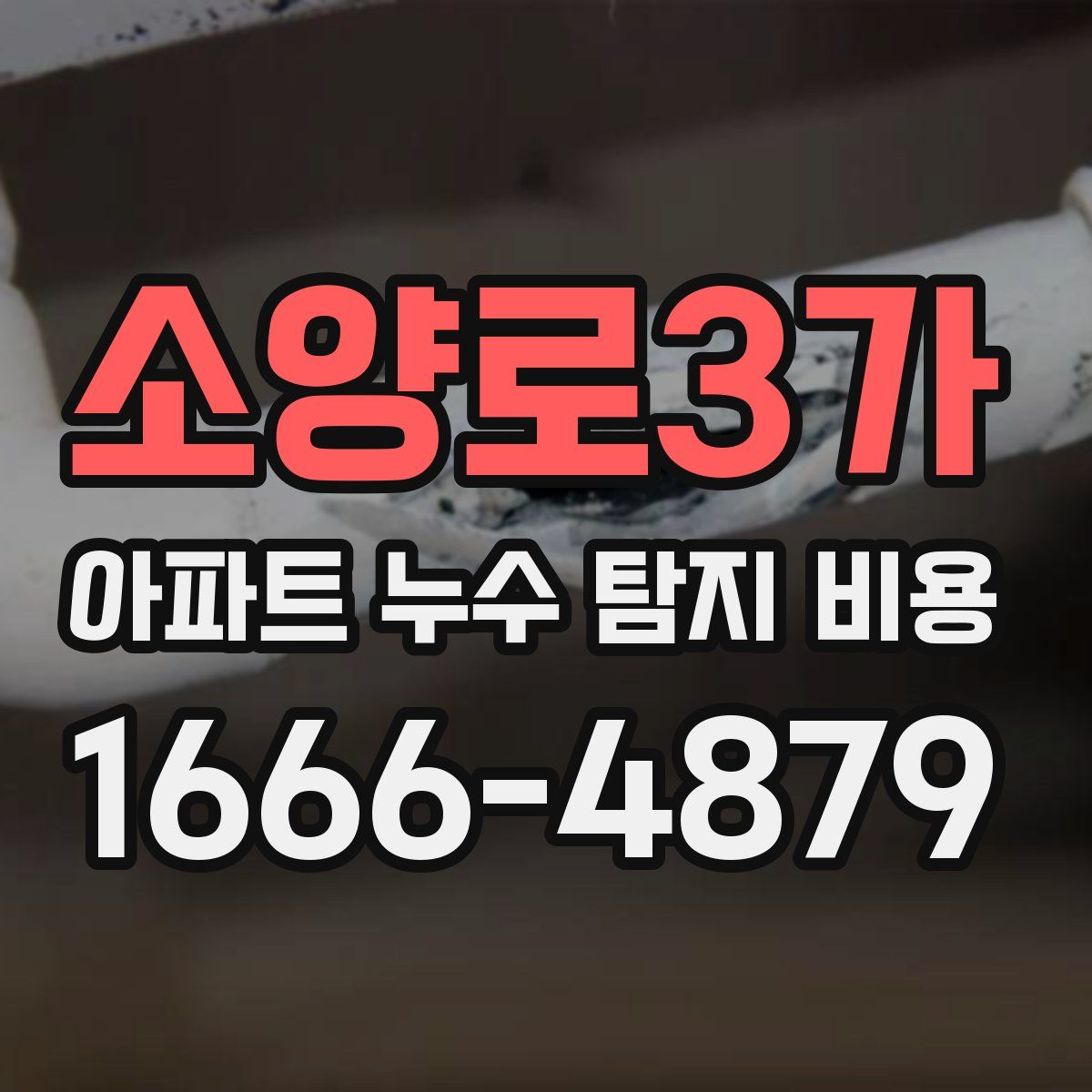 소양로3가 아파트 누수 탐지 비용