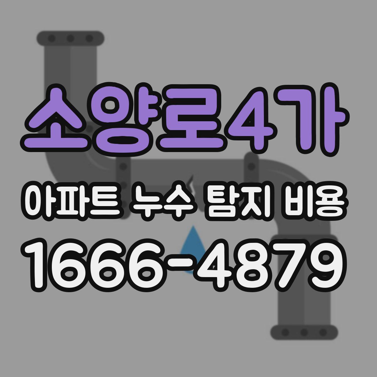 소양로4가 아파트 누수 탐지 비용