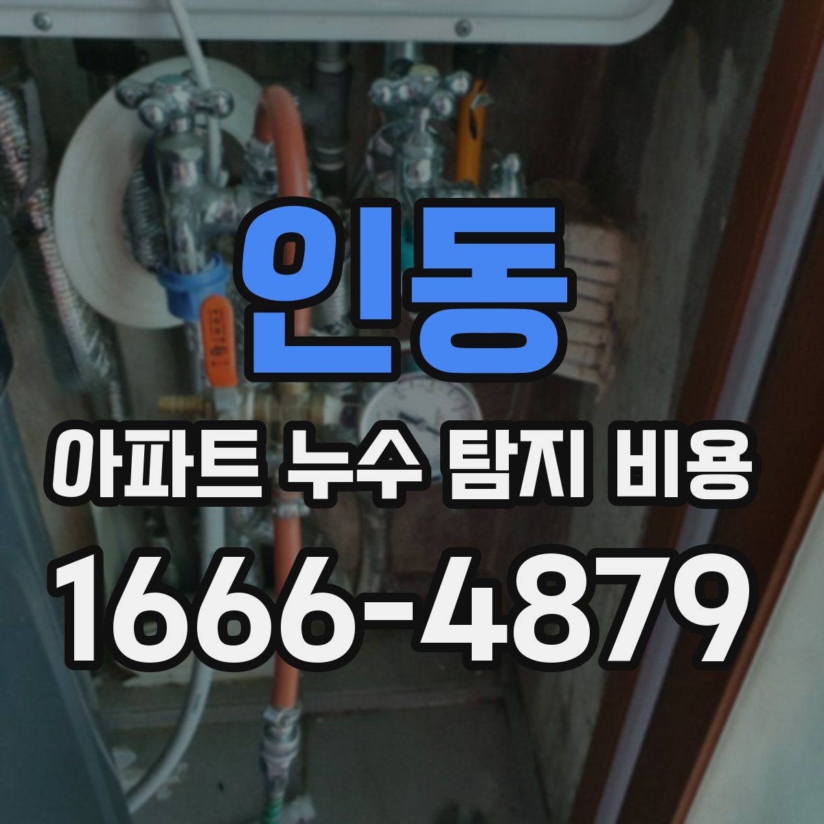 인동 아파트 누수 탐지 비용