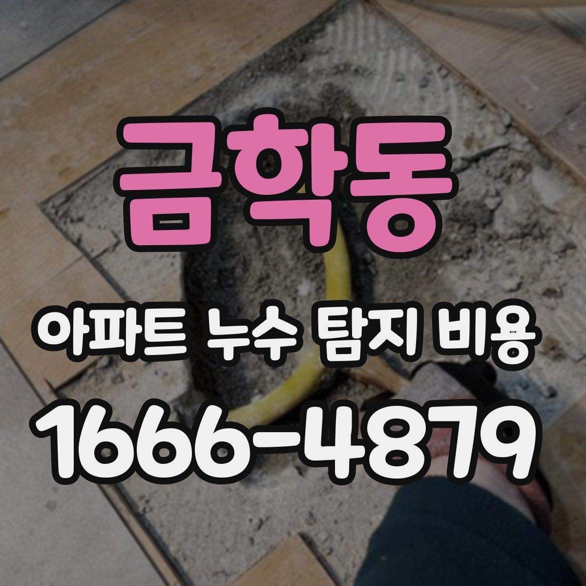 금학동 아파트 누수 탐지 비용