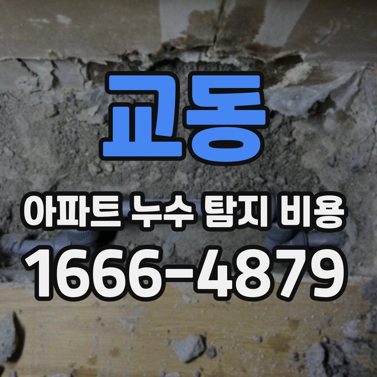 교동 아파트 누수 탐지 비용