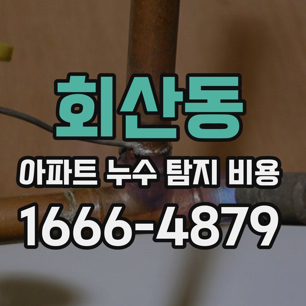 회산동 아파트 누수 탐지 비용