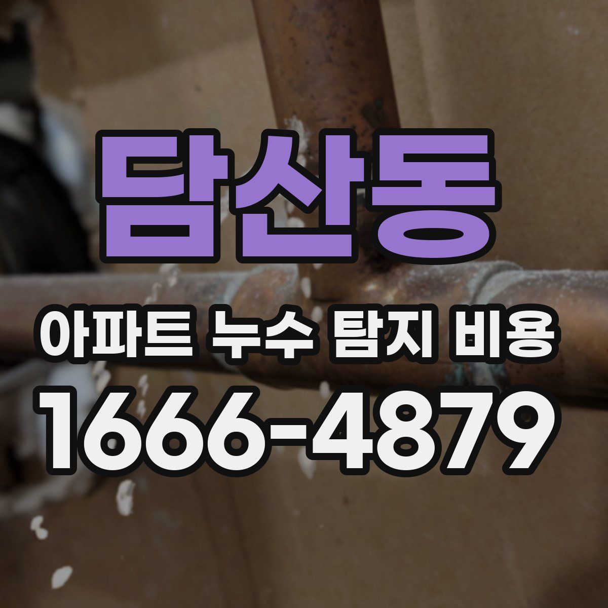 담산동 아파트 누수 탐지 비용