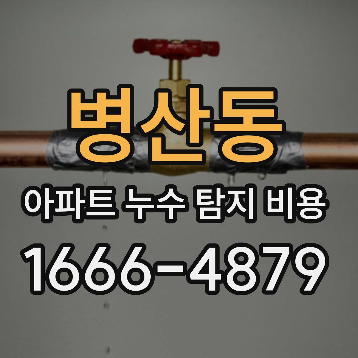 병산동 아파트 누수 탐지 비용