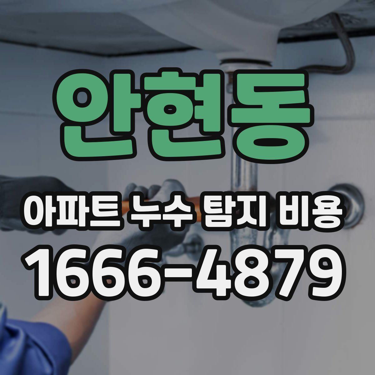 안현동 아파트 누수 탐지 비용