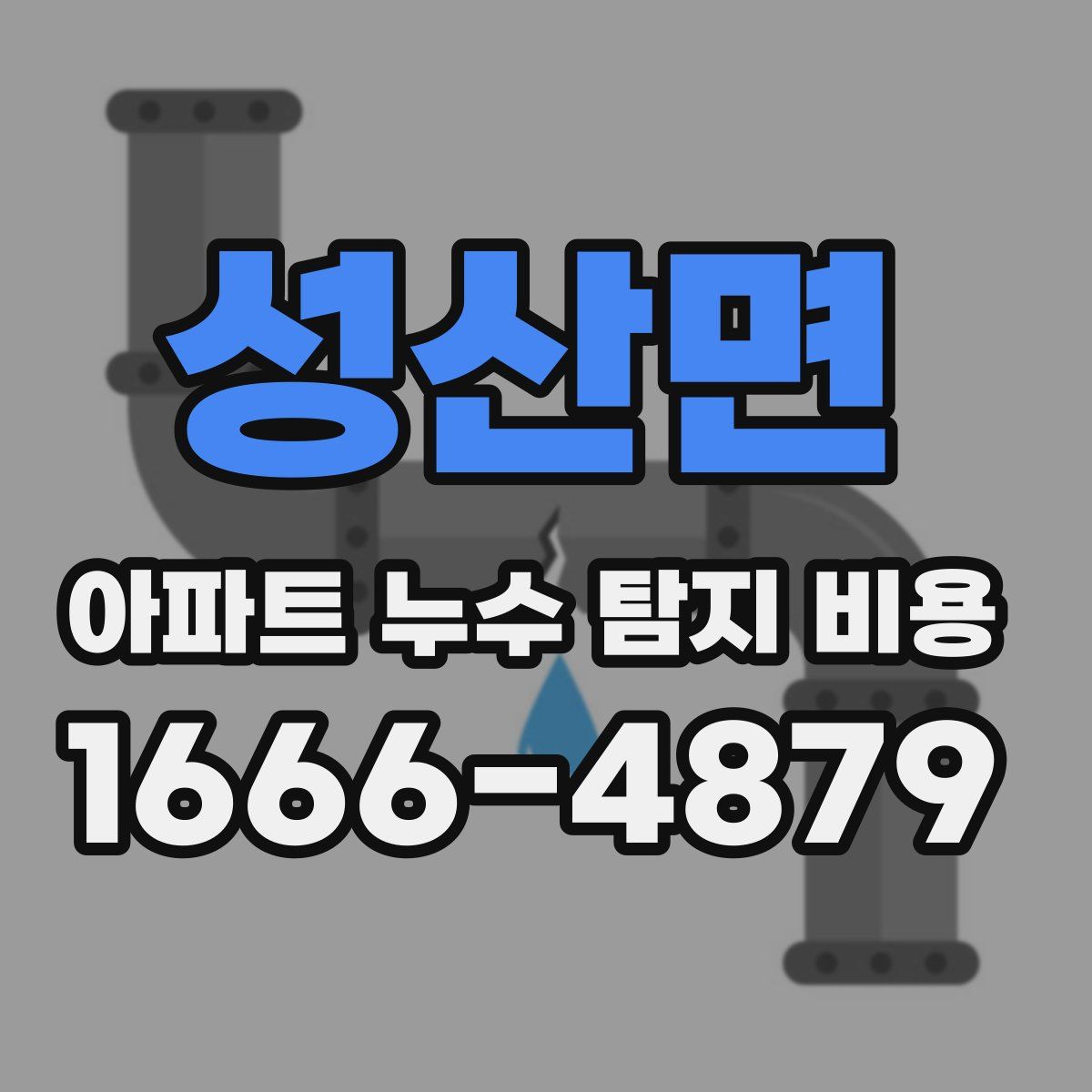 성산면 아파트 누수 탐지 비용