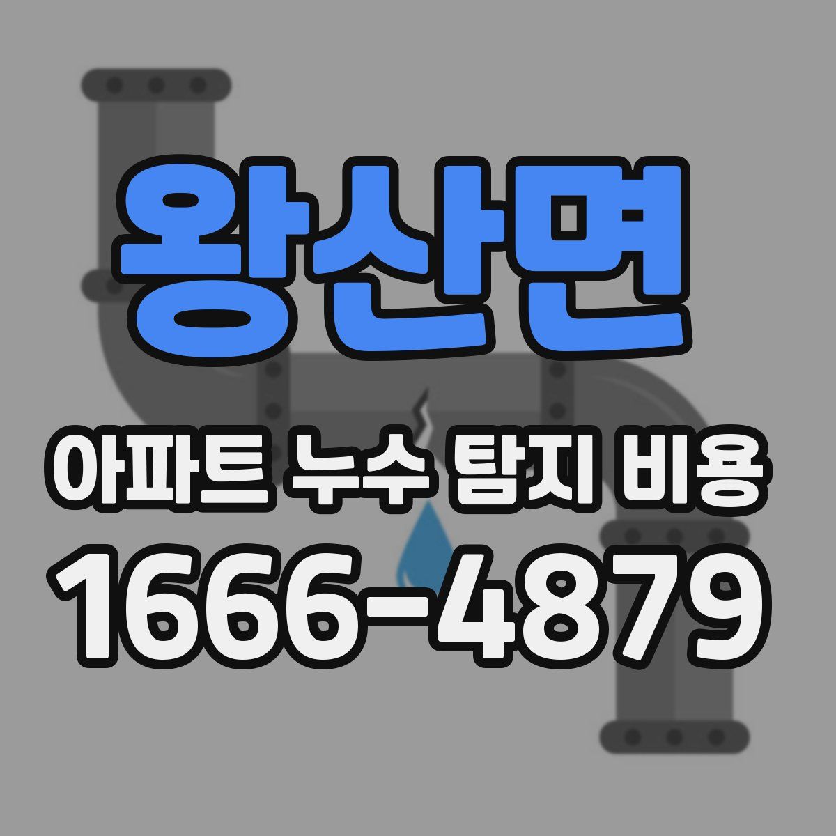 왕산면 아파트 누수 탐지 비용