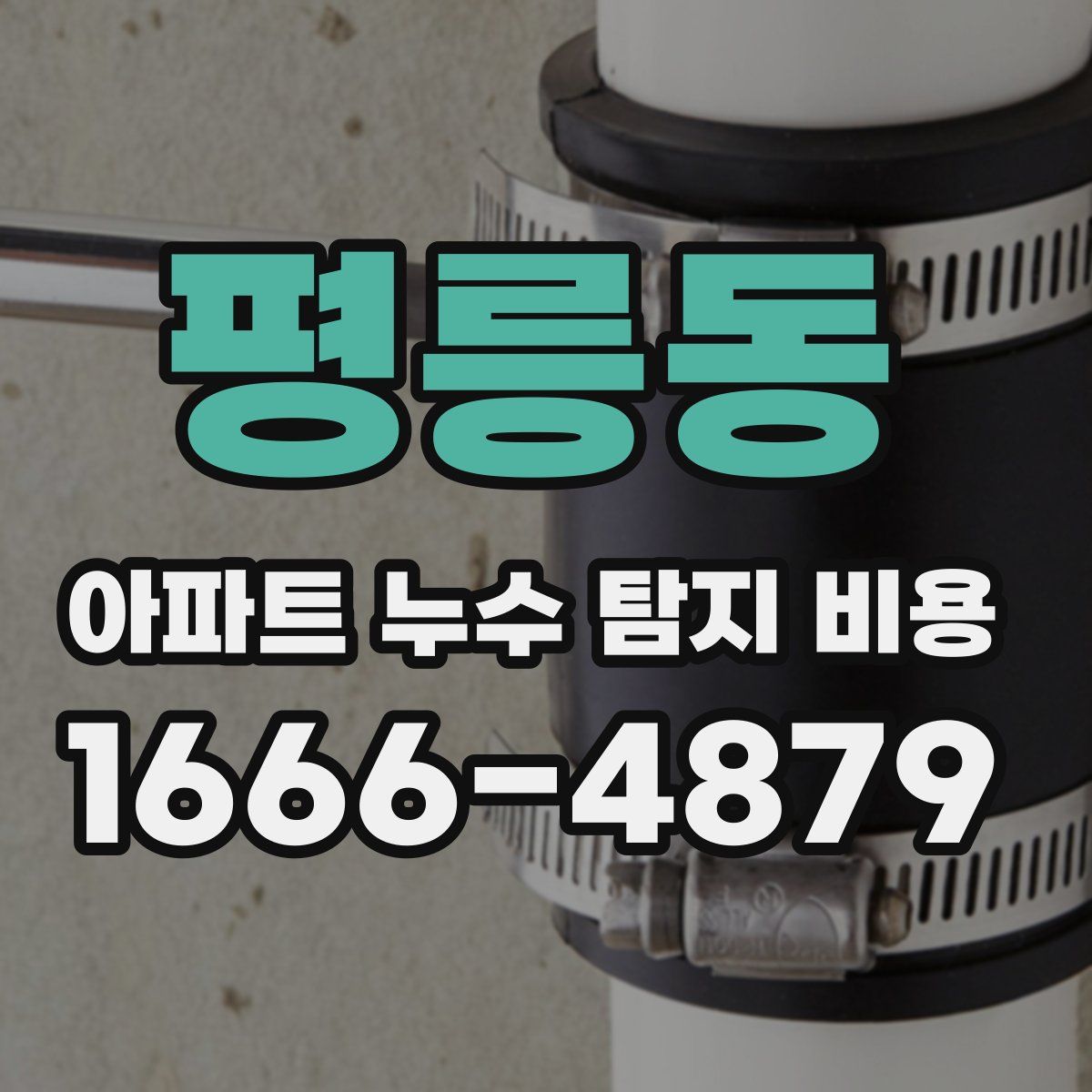 평릉동 아파트 누수 탐지 비용