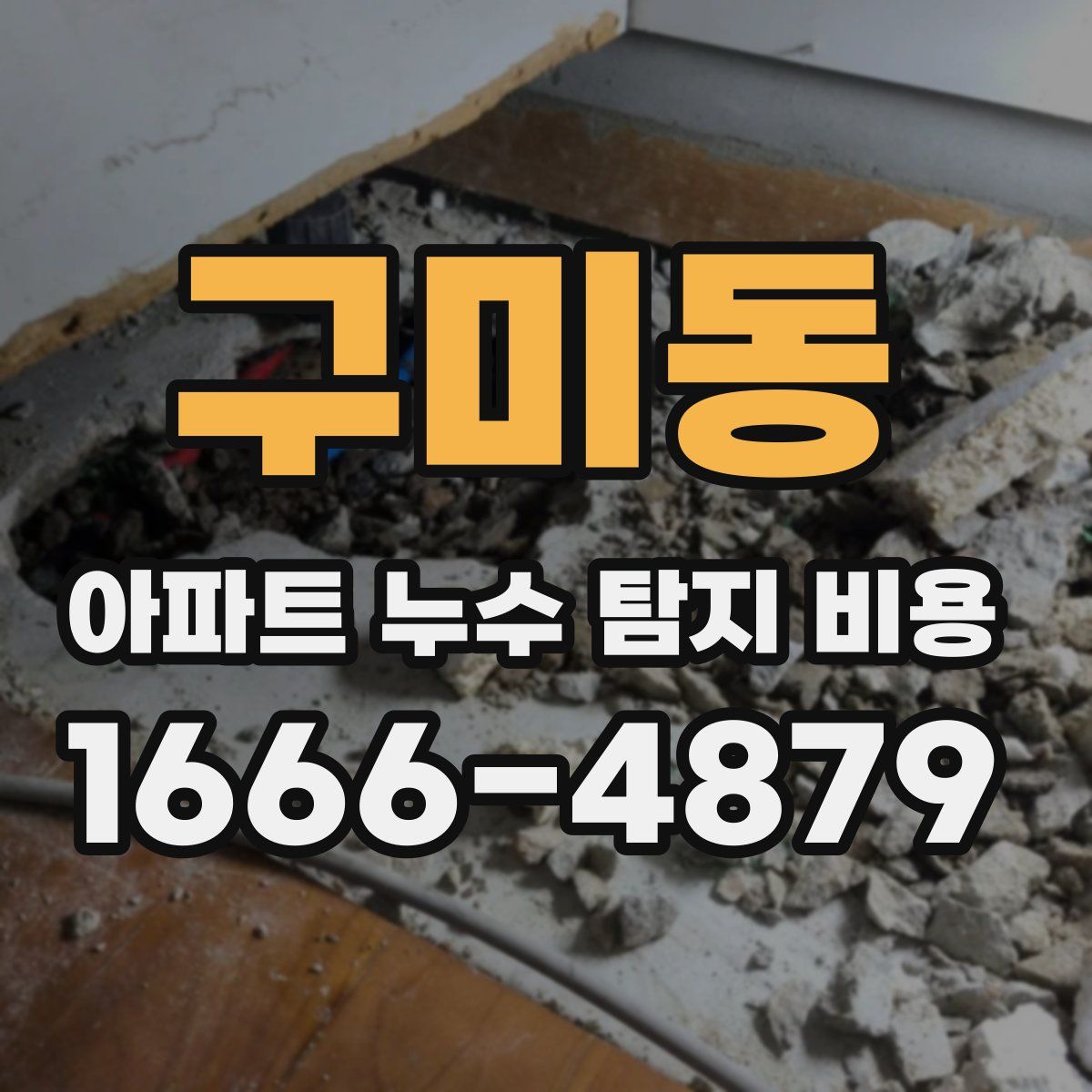 구미동 아파트 누수 탐지 비용