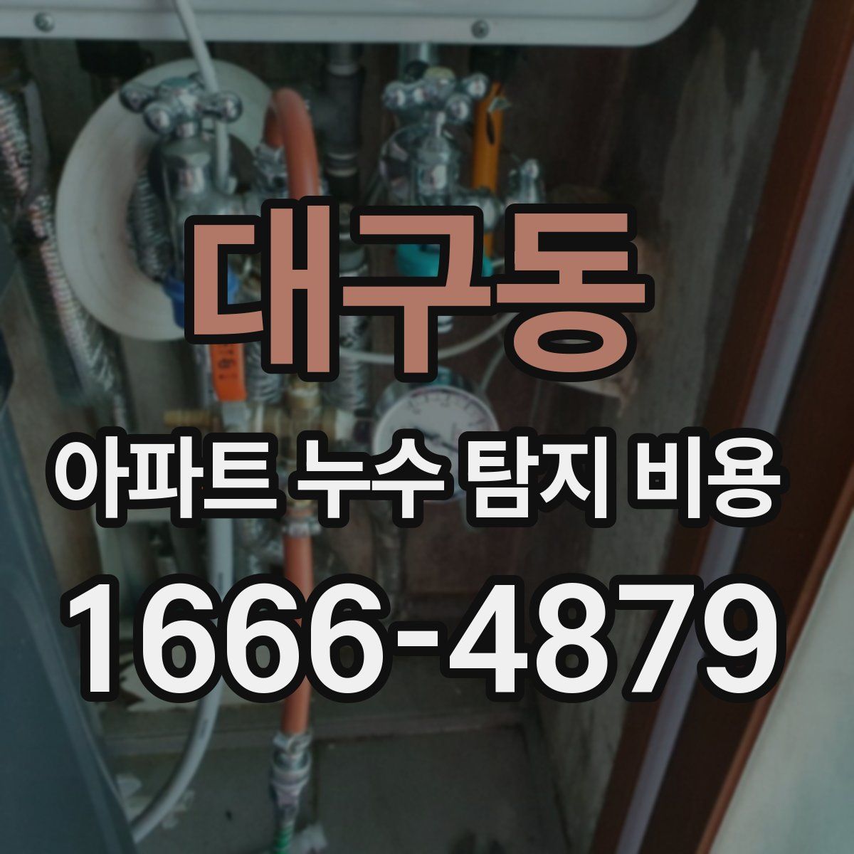 대구동 아파트 누수 탐지 비용