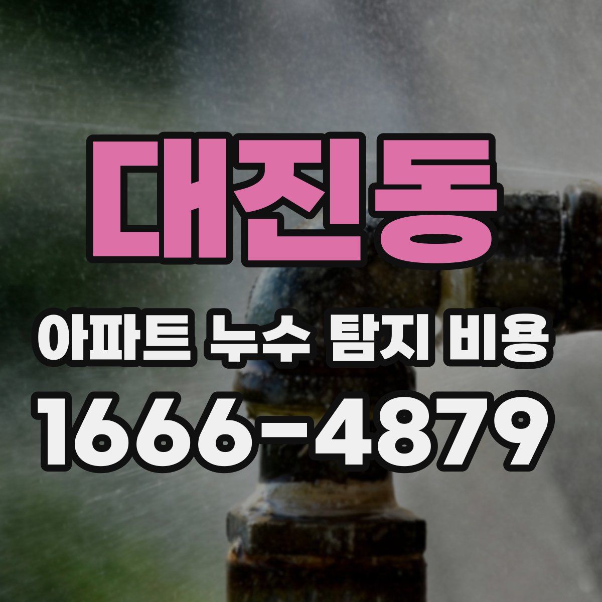 대진동 아파트 누수 탐지 비용