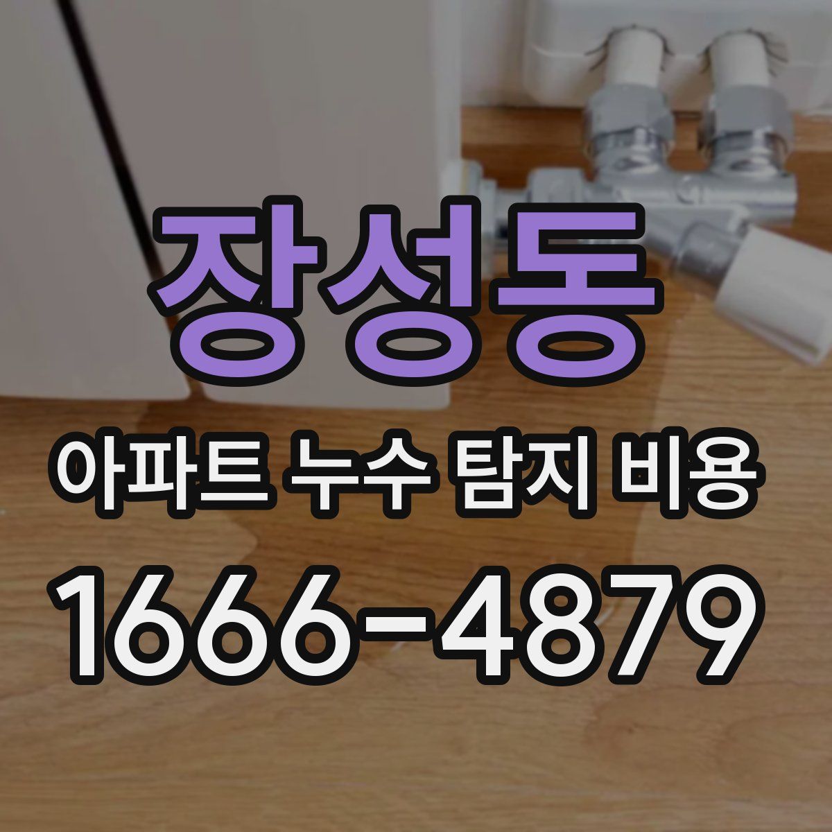 장성동 아파트 누수 탐지 비용