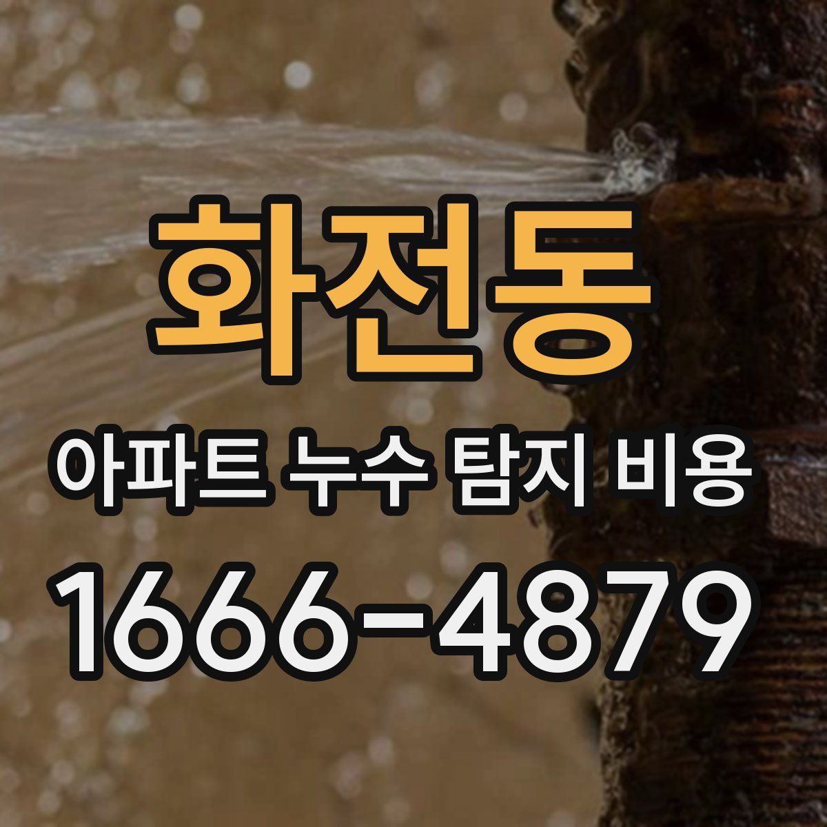 화전동 아파트 누수 탐지 비용