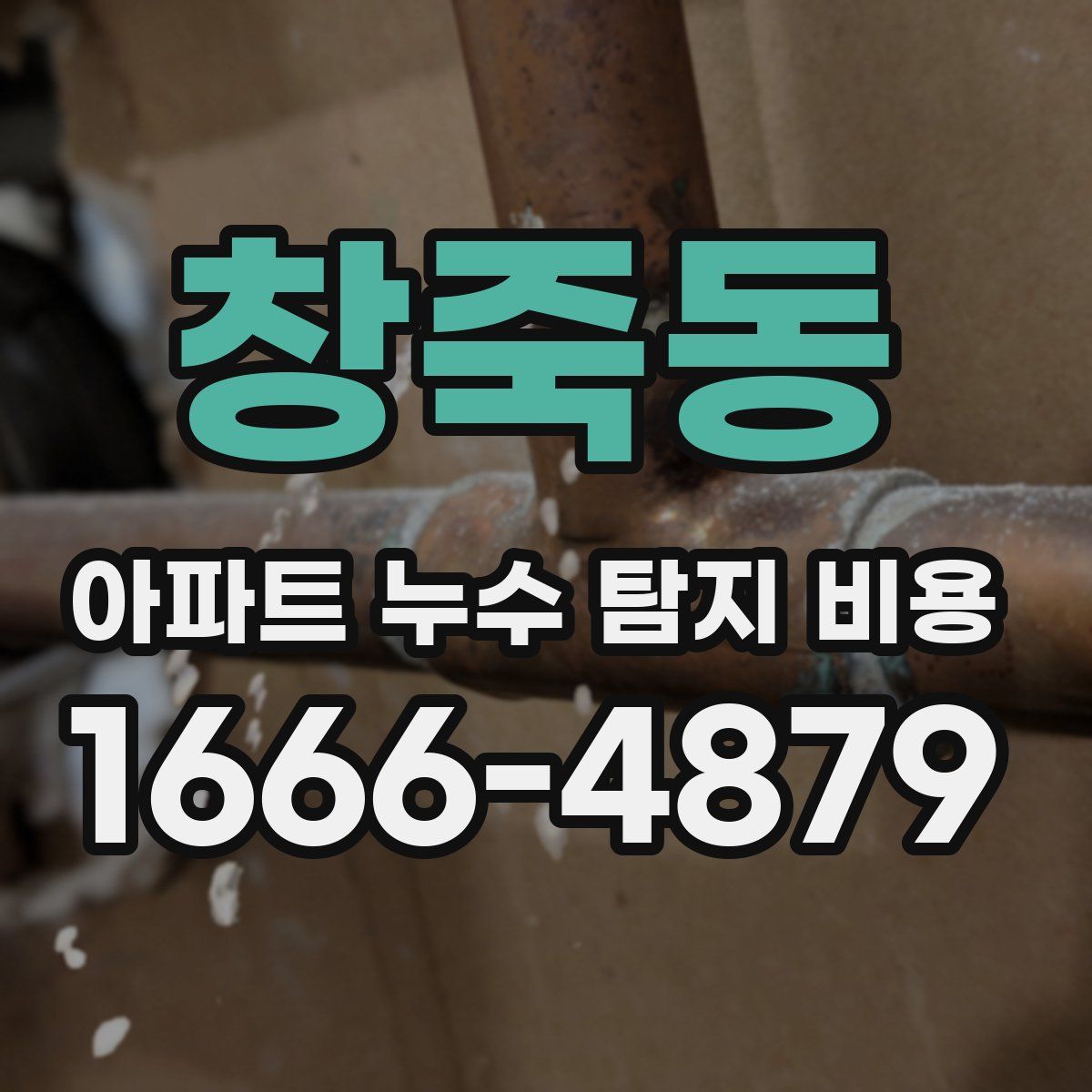 창죽동 아파트 누수 탐지 비용