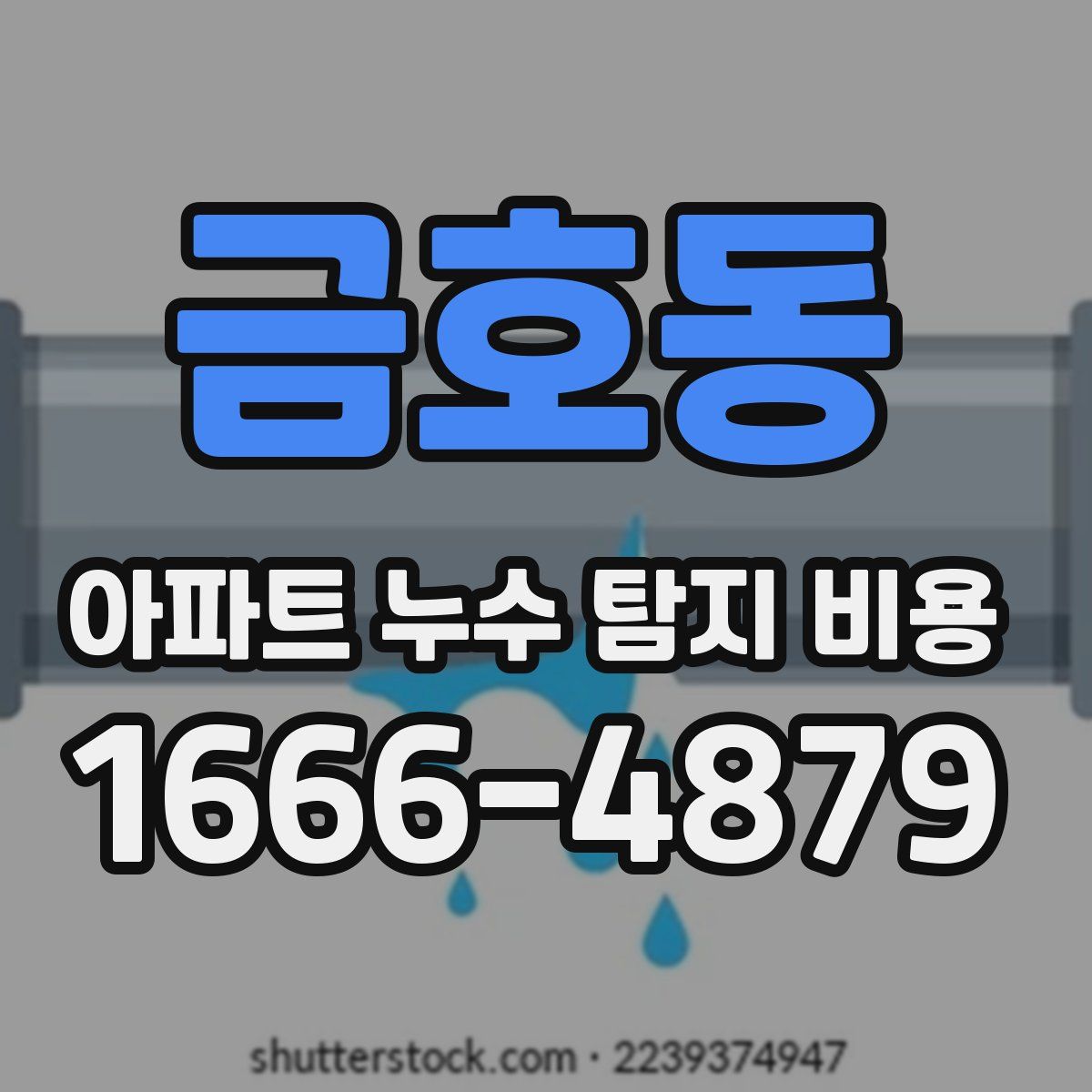 금호동 아파트 누수 탐지 비용