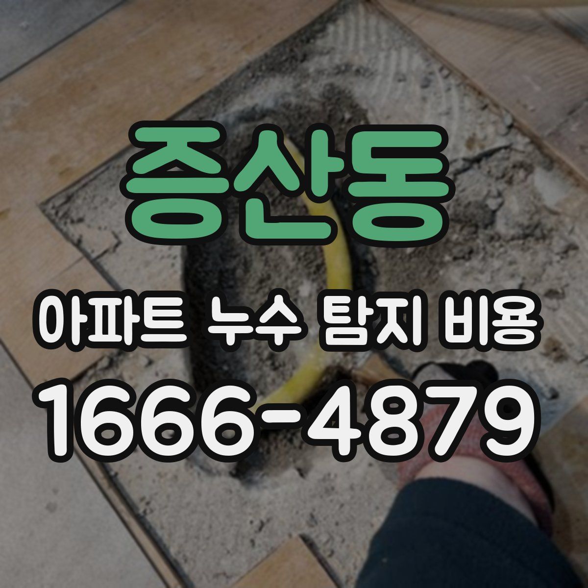 증산동 아파트 누수 탐지 비용