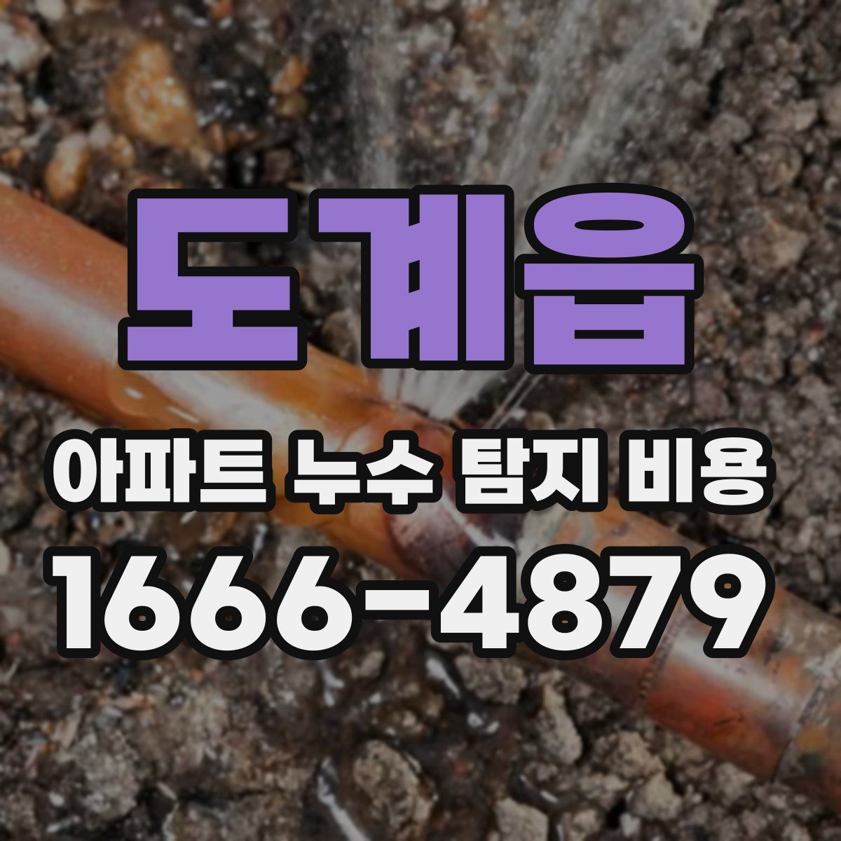 도계읍 아파트 누수 탐지 비용