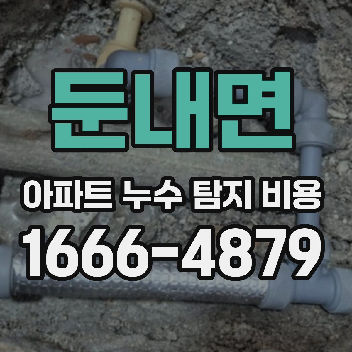 둔내면 아파트 누수 탐지 비용