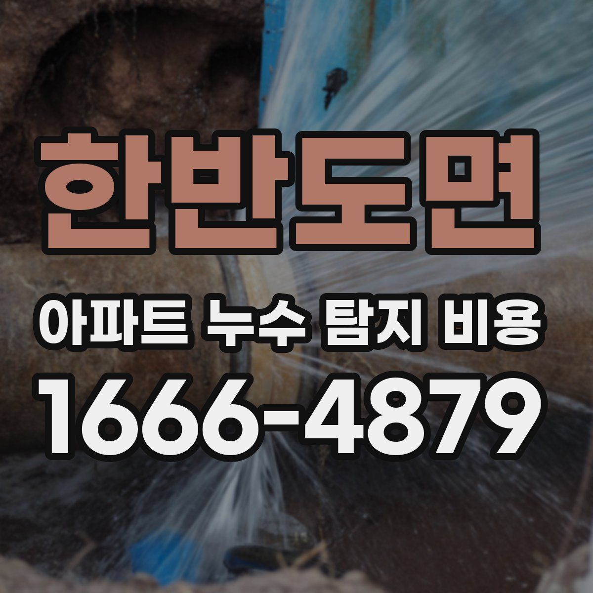 한반도면 아파트 누수 탐지 비용