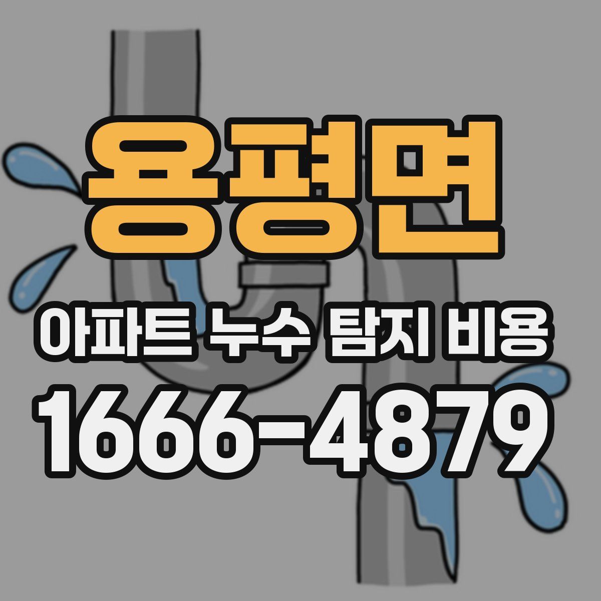 용평면 아파트 누수 탐지 비용