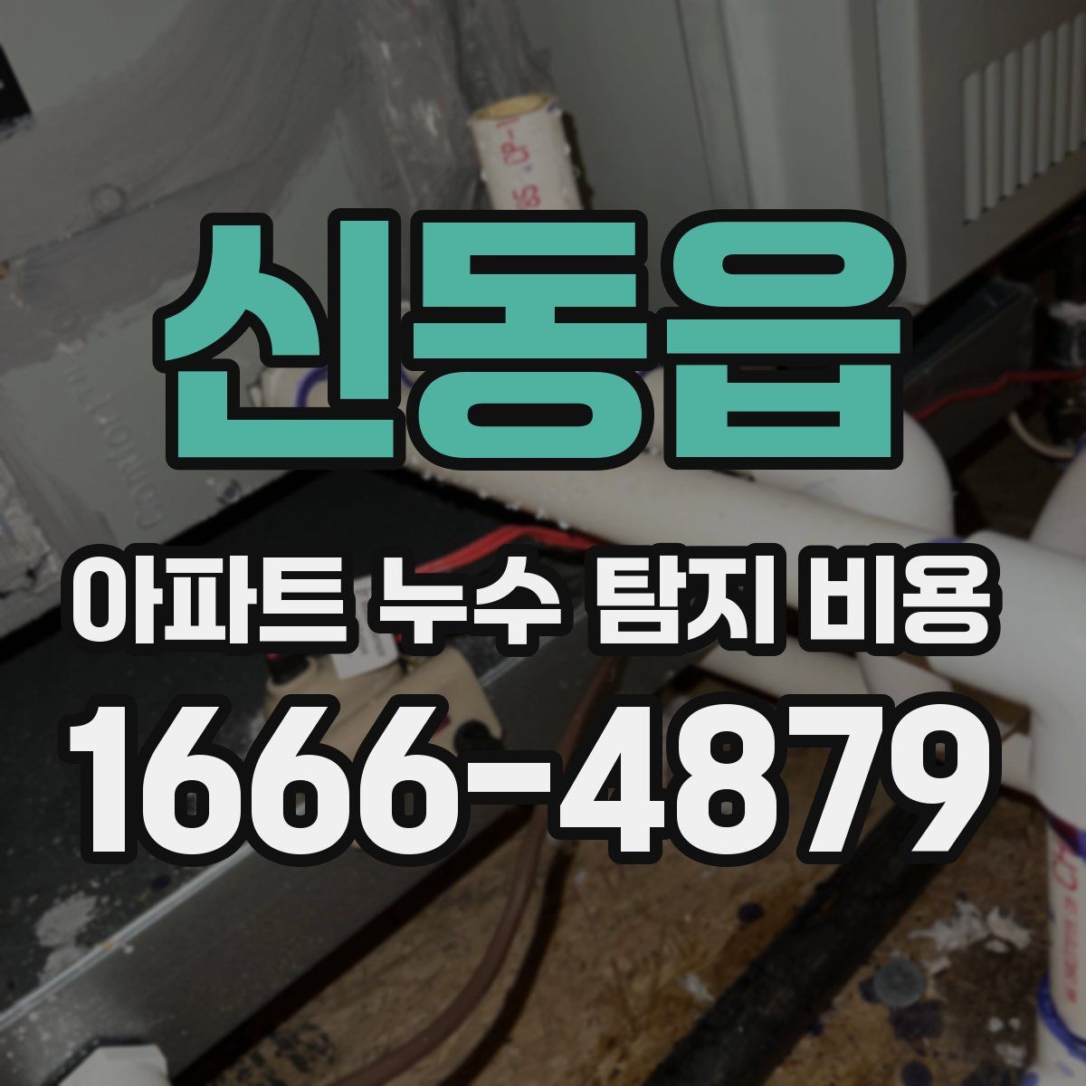 신동읍 아파트 누수 탐지 비용